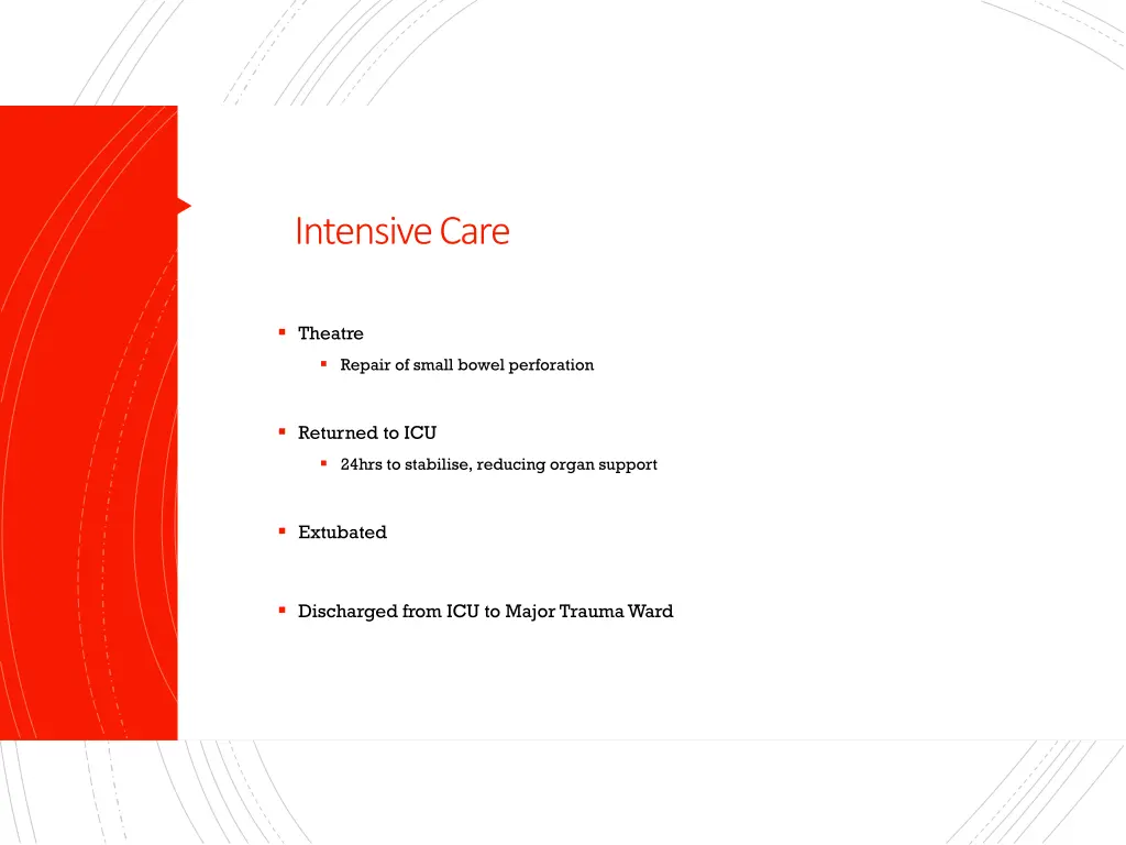 intensive care