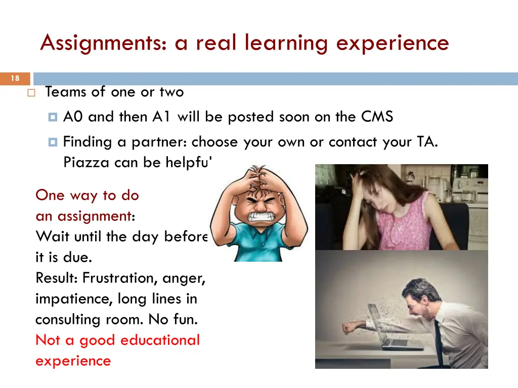 assignments a real learning experience