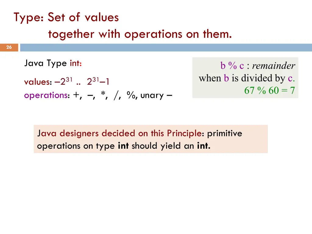 type set of values together with operations 2