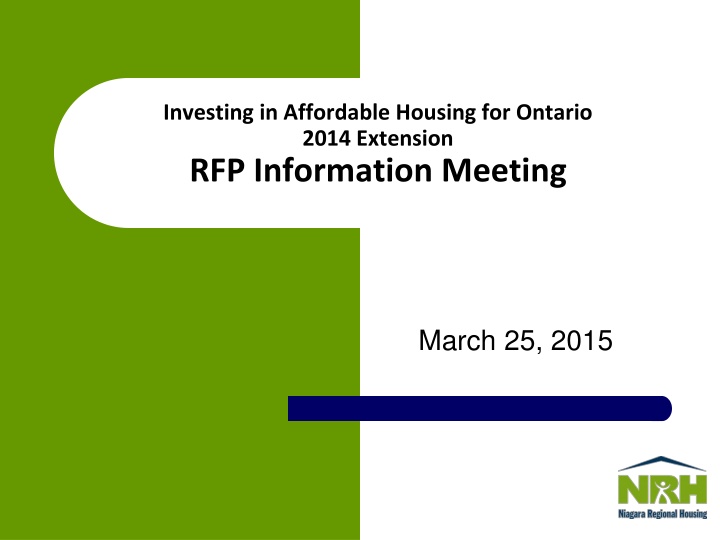 investing in affordable housing for ontario 2014