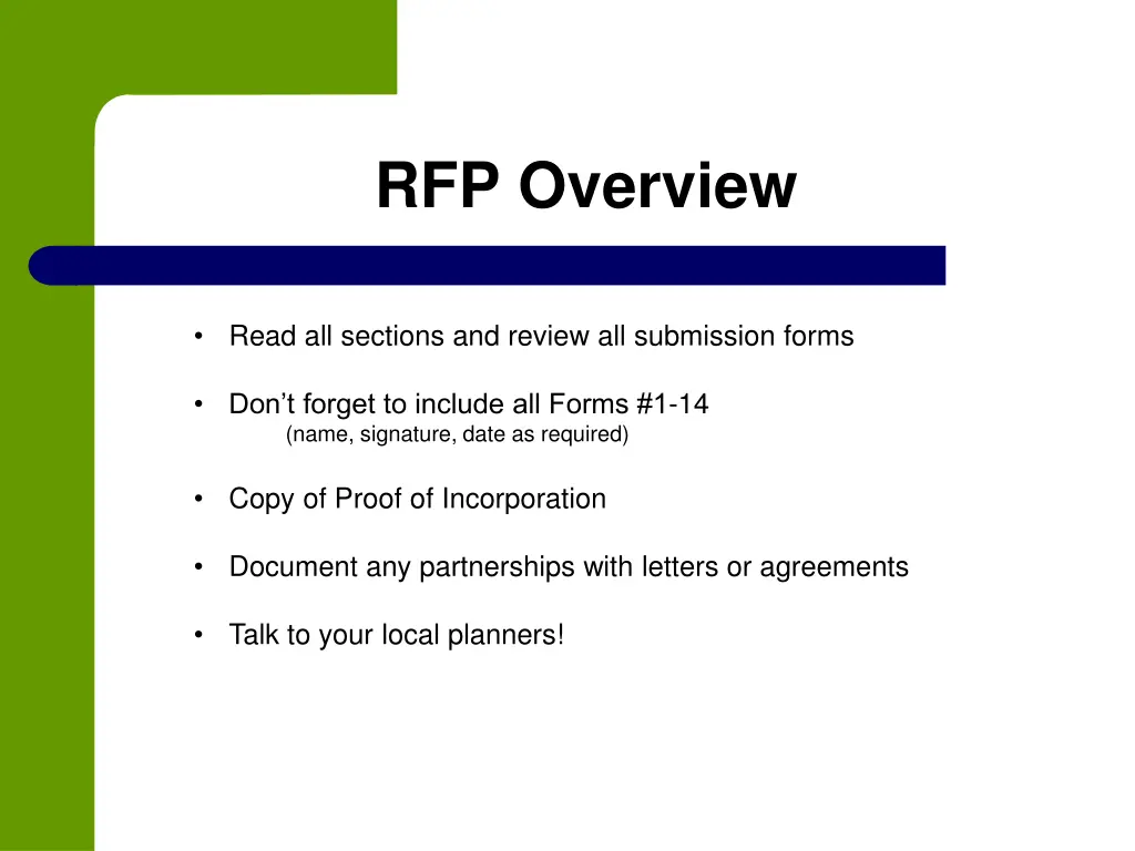 rfp overview