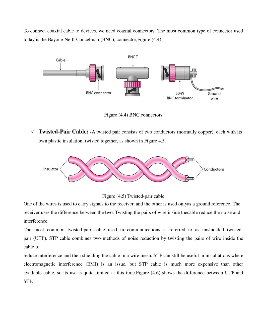 to connect coaxial cable to devices we need