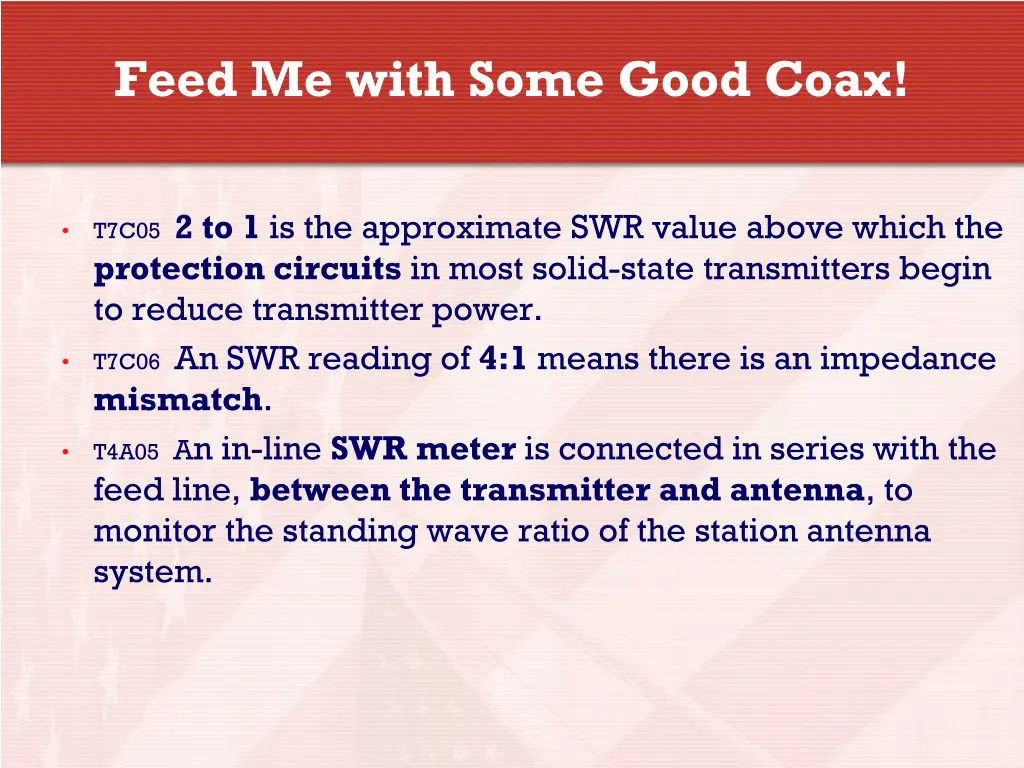 feed me with some good coax 8