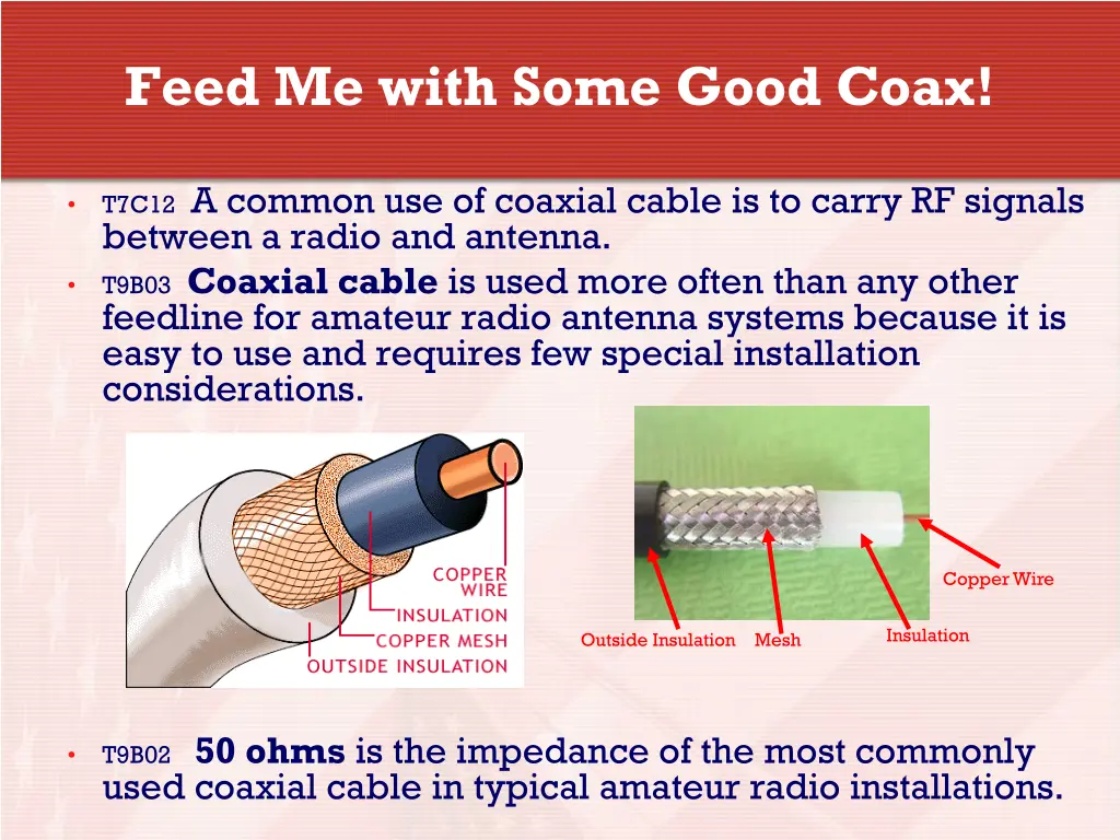 feed me with some good coax