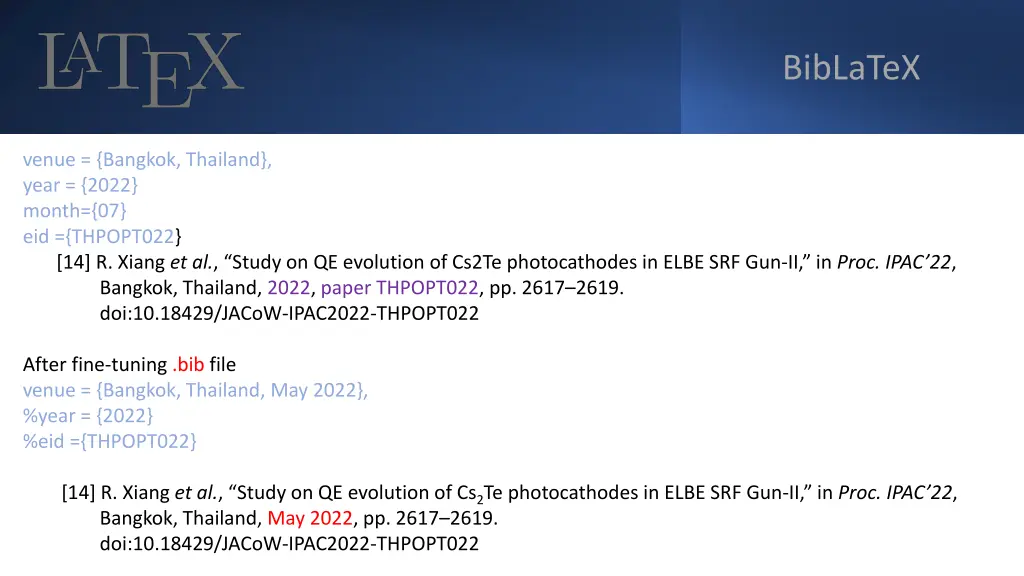 biblatex 1