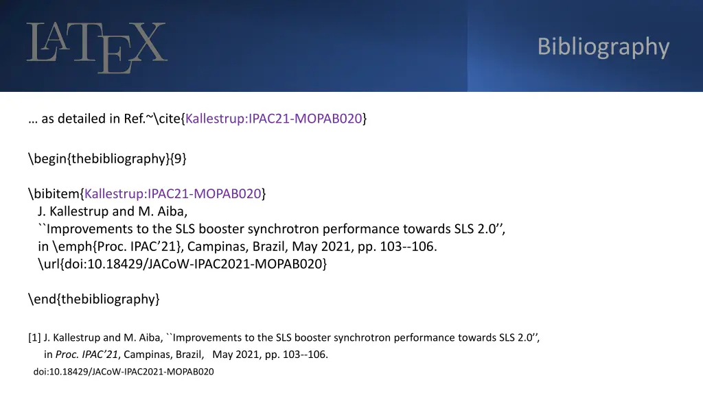 bibliography