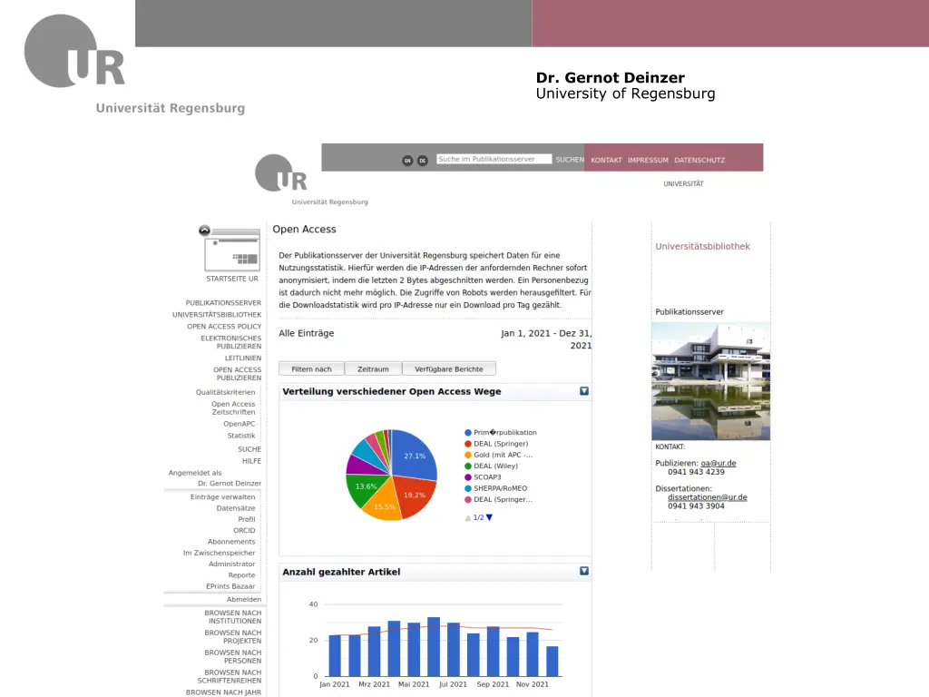 dr gernot deinzer university of regensburg 19