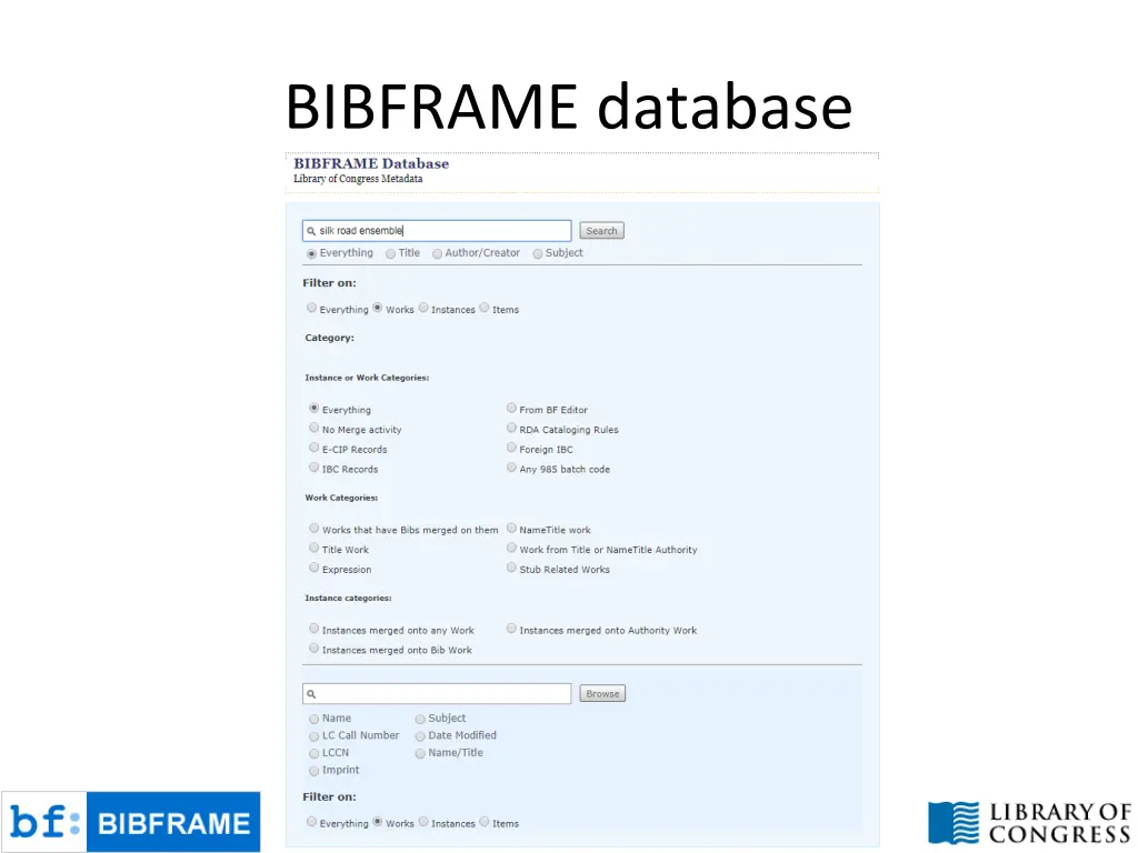 bibframe database