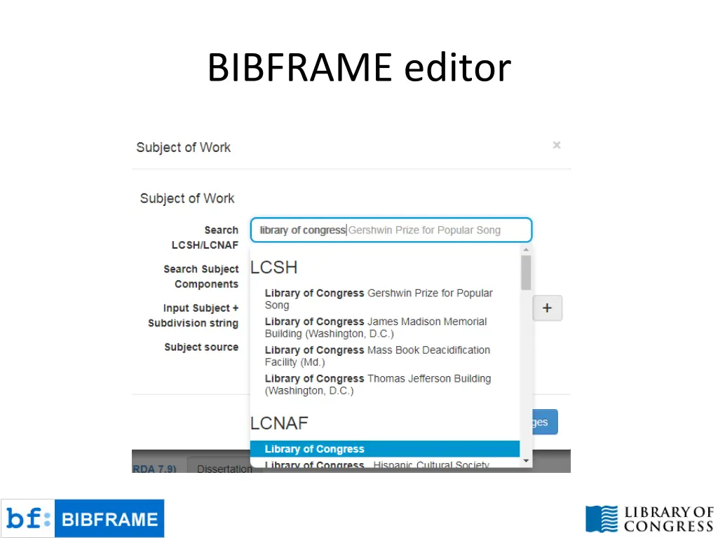 bibframe editor 2