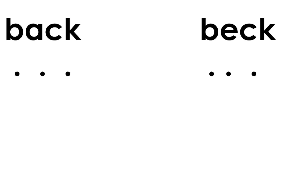 back beck