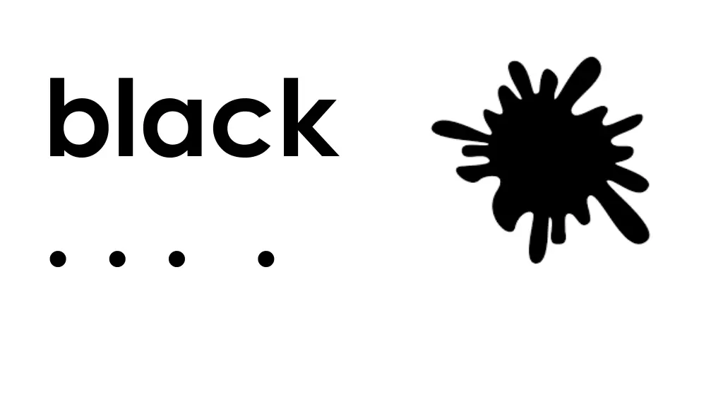 black