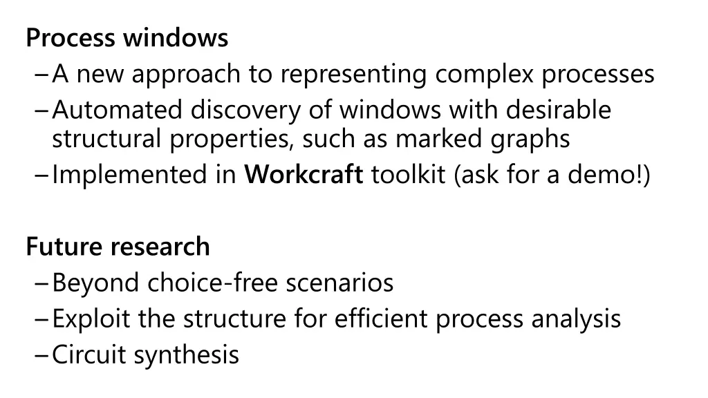 process windows a new approach to representing
