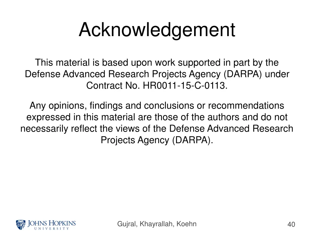 acknowledgement