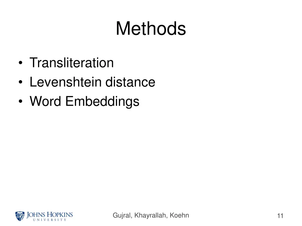 methods 1