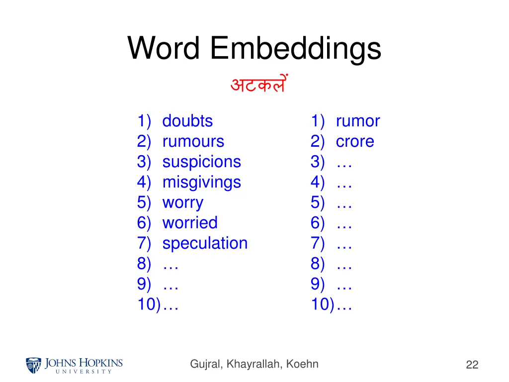 word embeddings 7