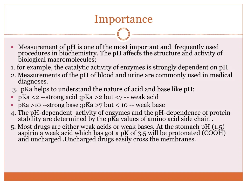 importance