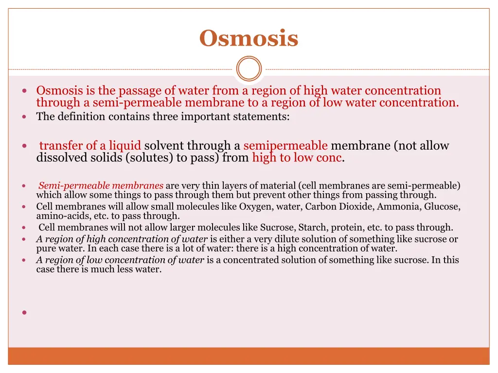osmosis 1