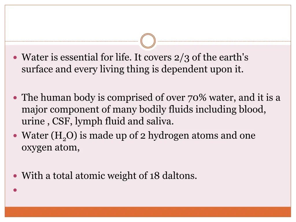 water is essential for life it covers