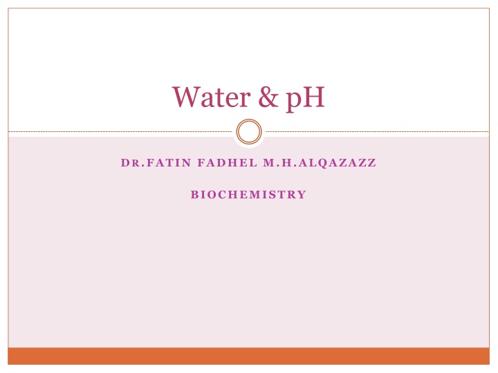 water ph