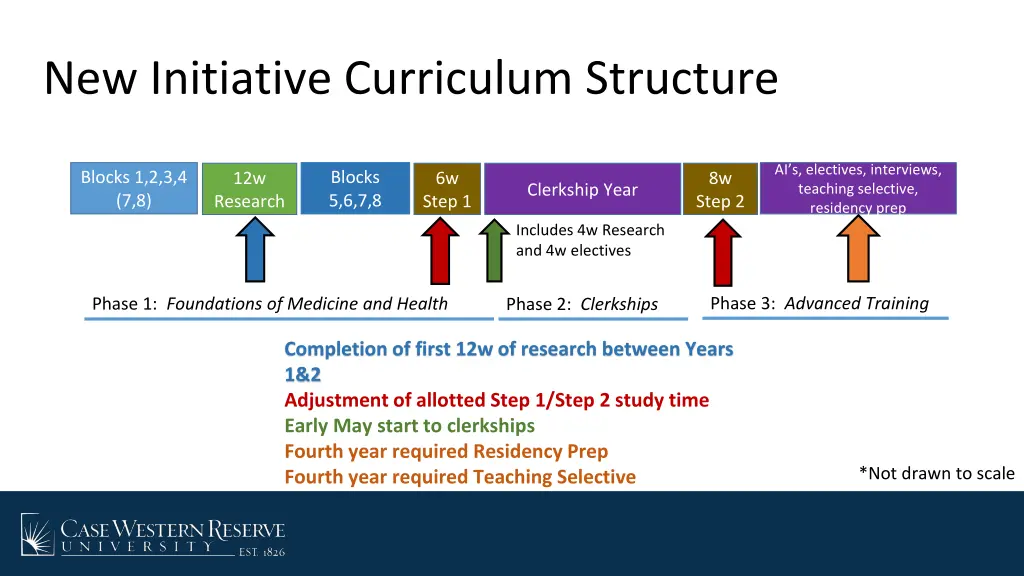 new initiative curriculum structure