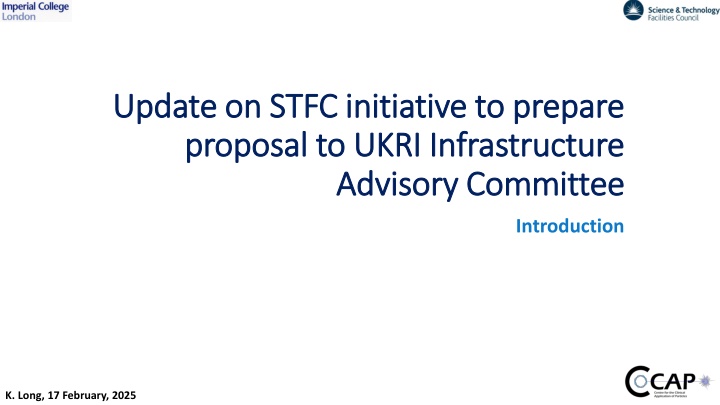 update on stfc initiative to prepare update