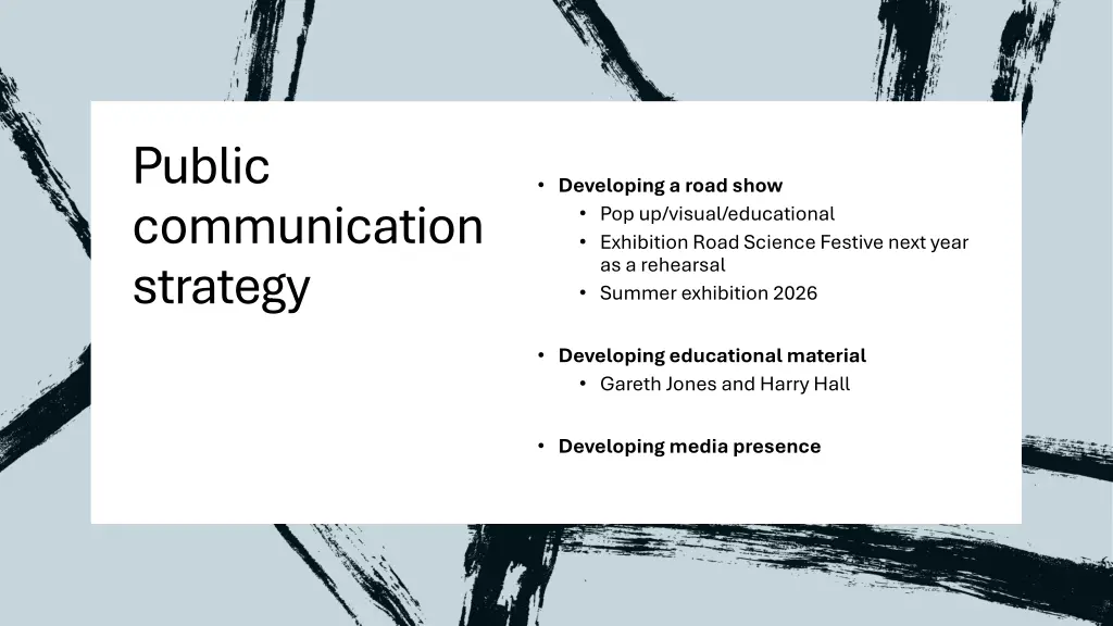 public communication strategy