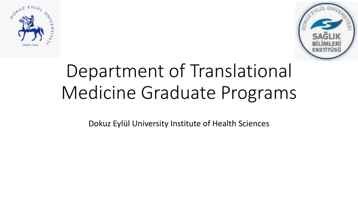 department of translational medicine graduate