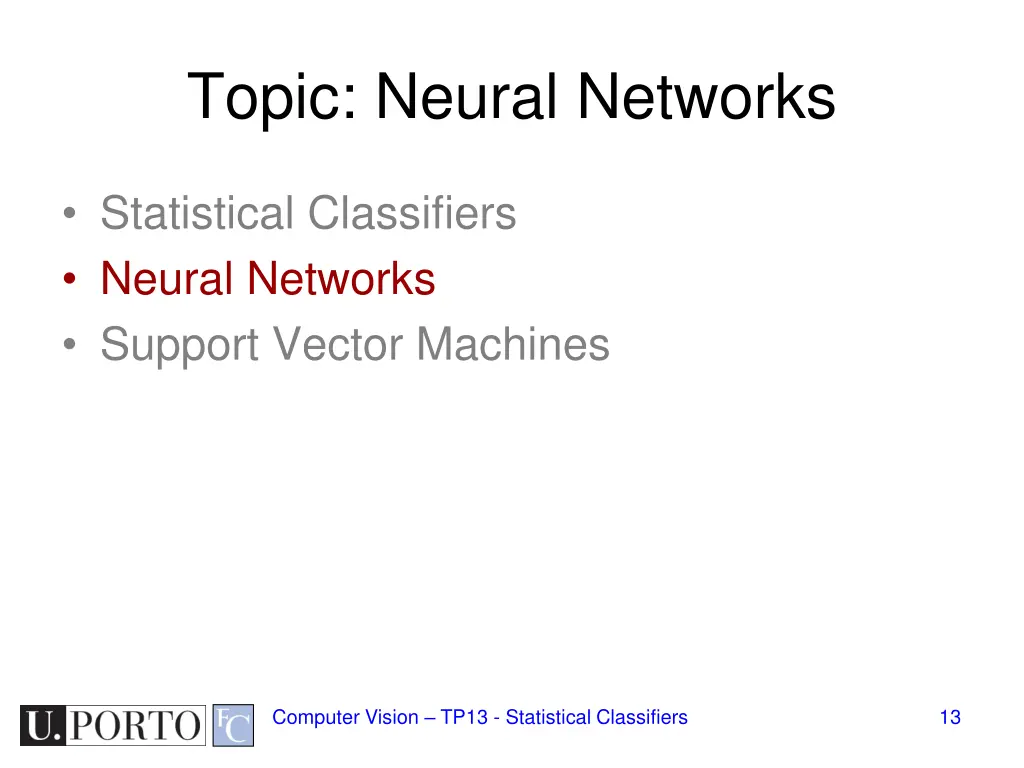 topic neural networks