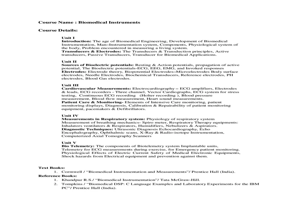 syllabus