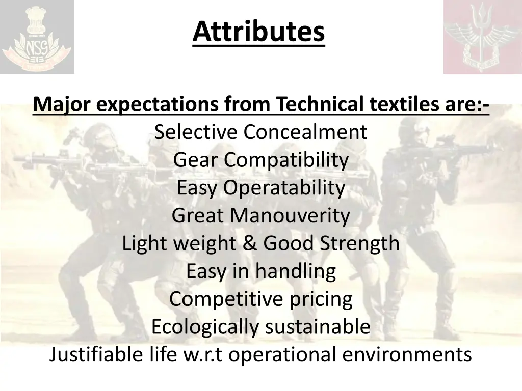 attributes