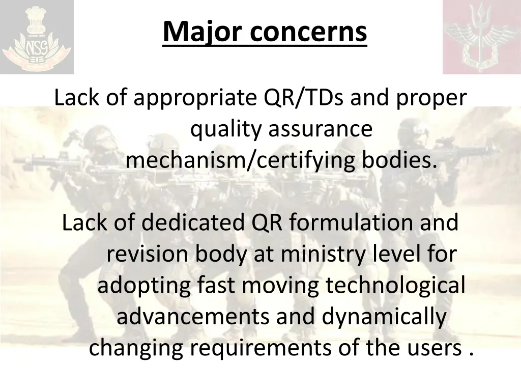 major concerns 2