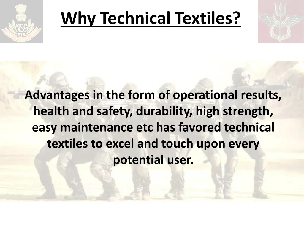 why technical textiles