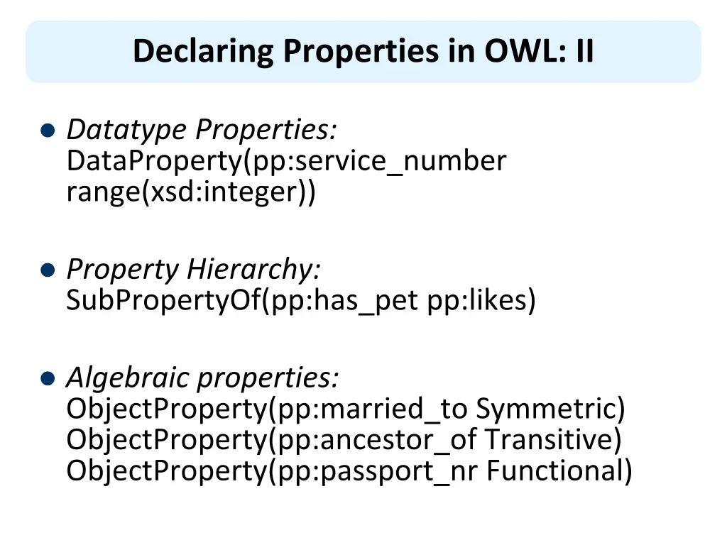 declaring properties in owl ii