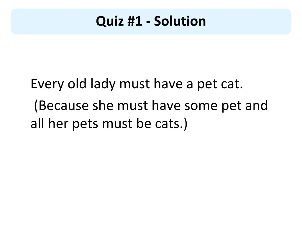 quiz 1 solution