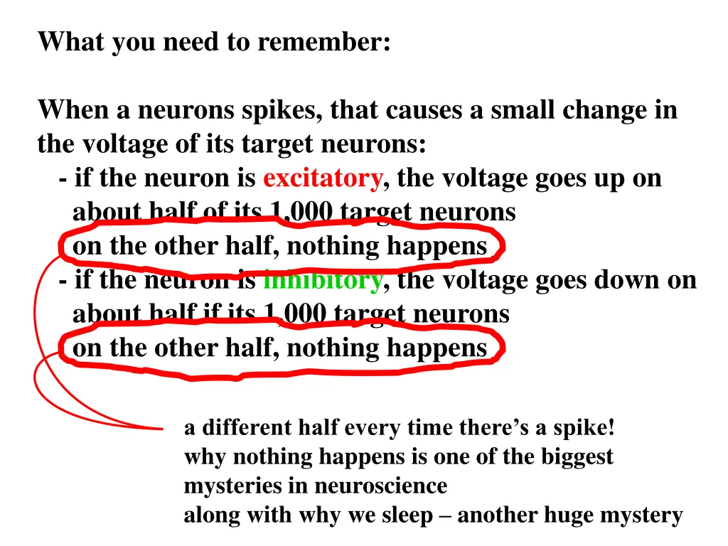 what you need to remember