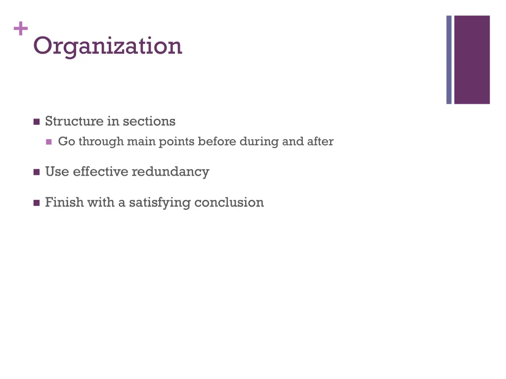 organization