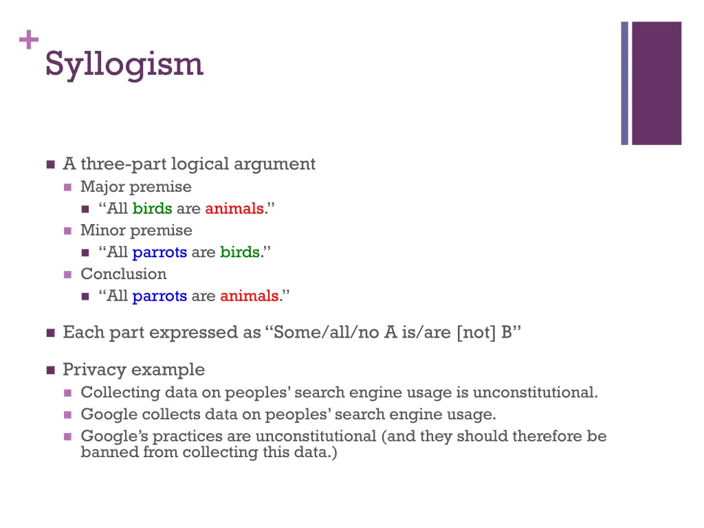 syllogism