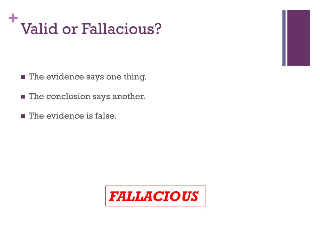 valid or fallacious 9