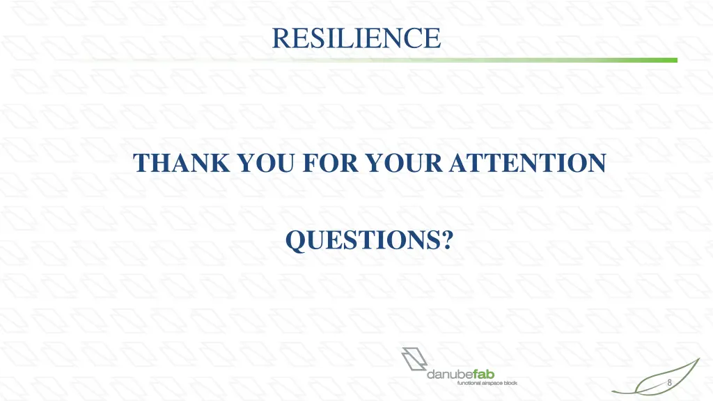 resilience