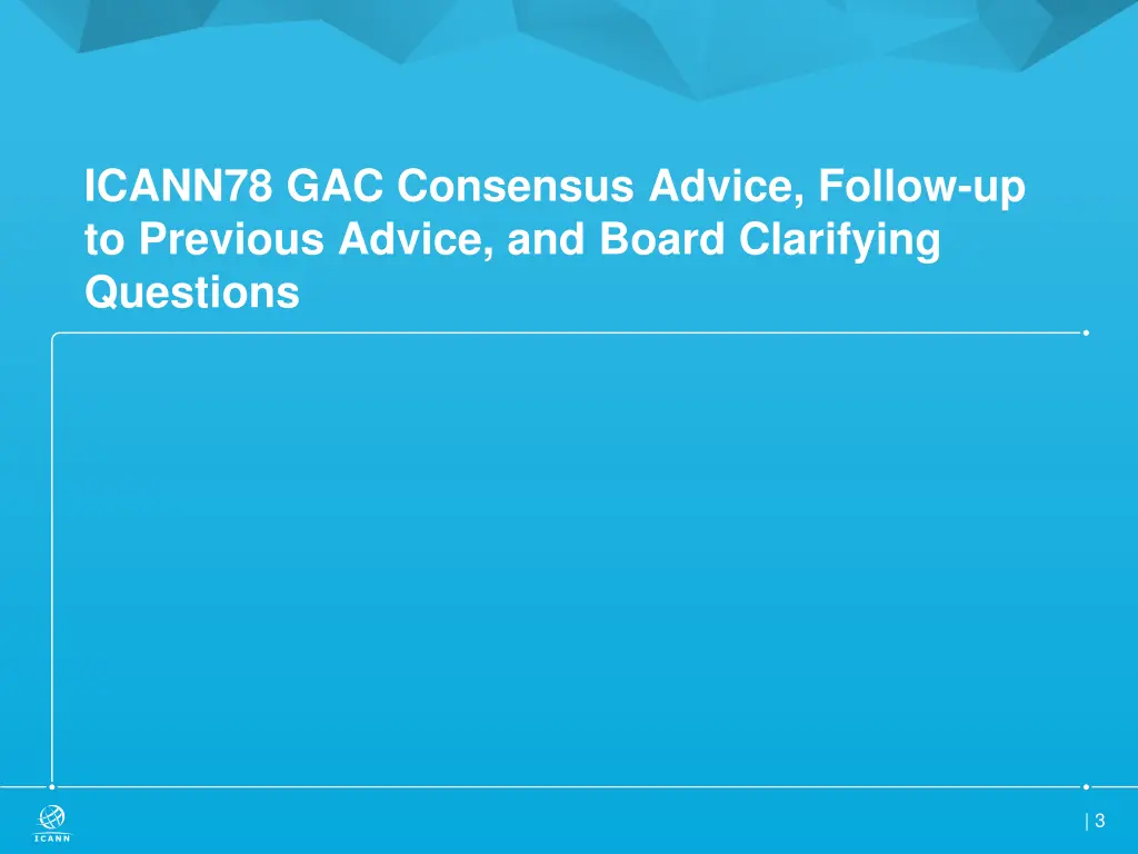 icann78 gac consensus advice follow