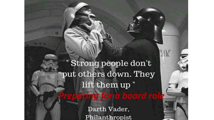 preparing for a board role
