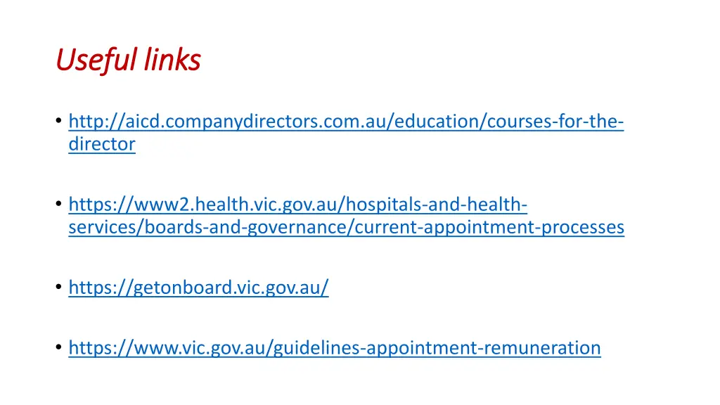 useful links useful links 1