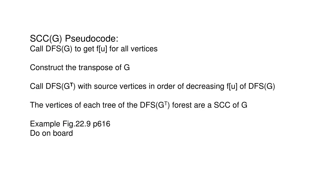 scc g pseudocode call
