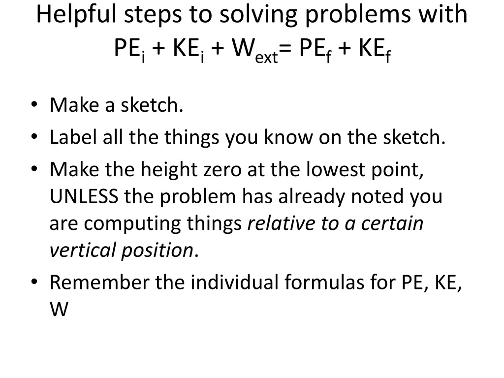 helpful steps to solving problems with