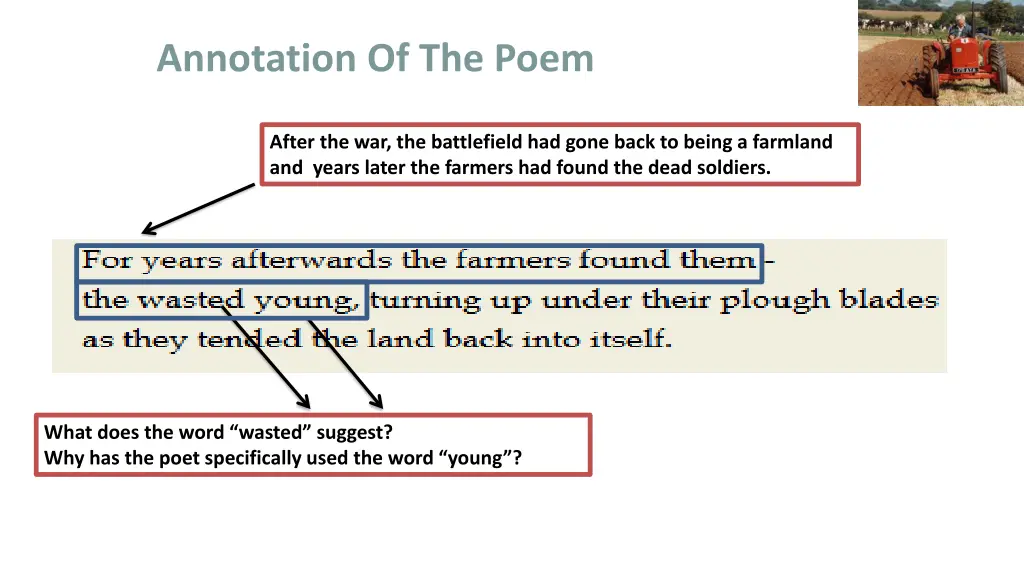 annotation of the poem