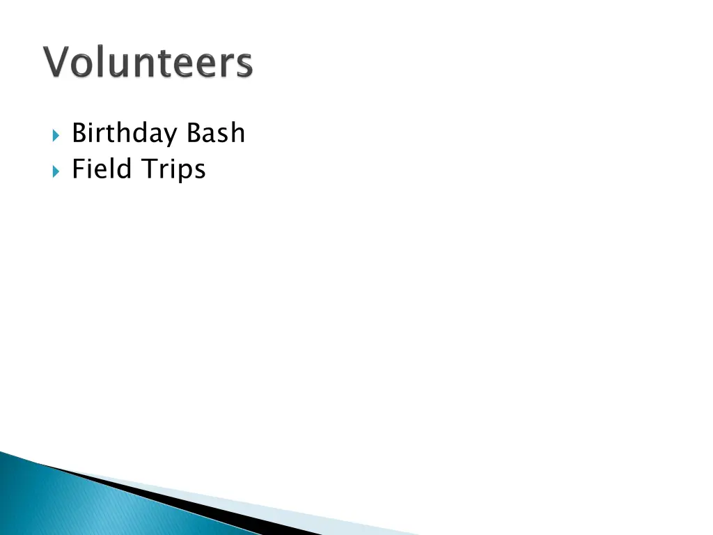 birthday bash field trips