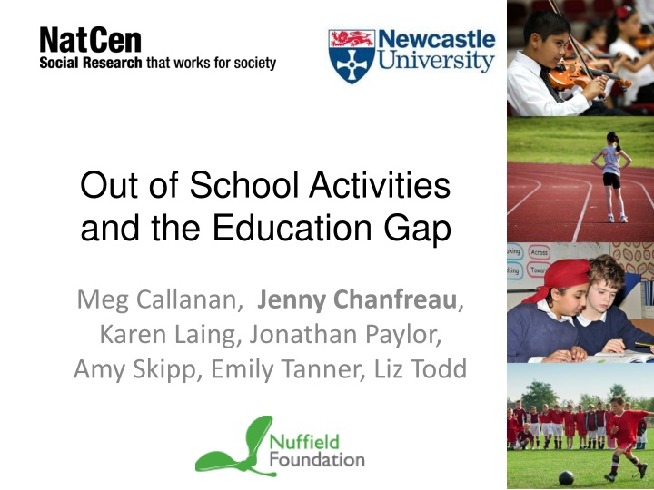 out of school activities and the education gap