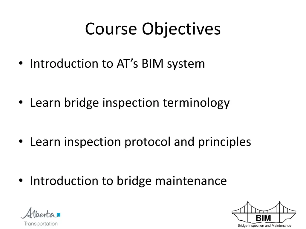 course objectives