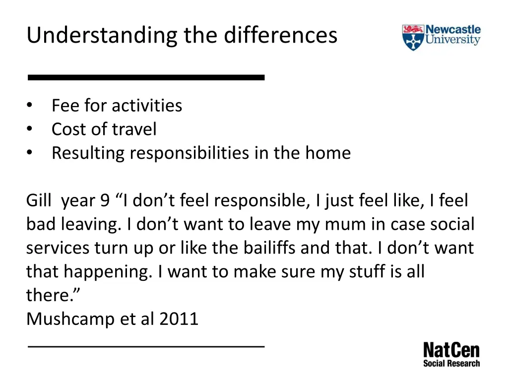 understanding the differences