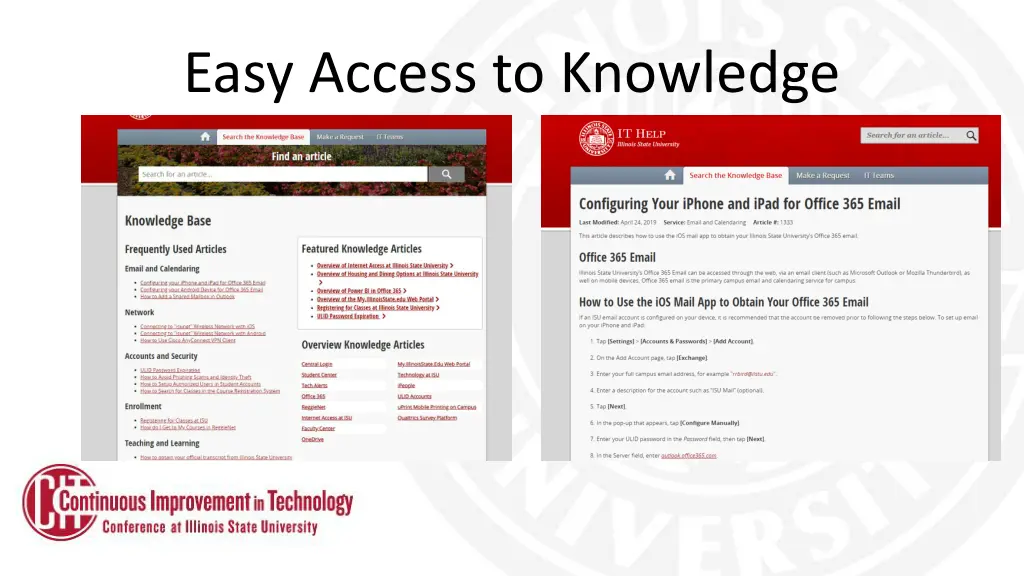 easy access to knowledge